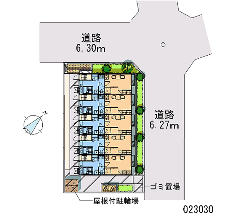レオパレス折戸 区画図
