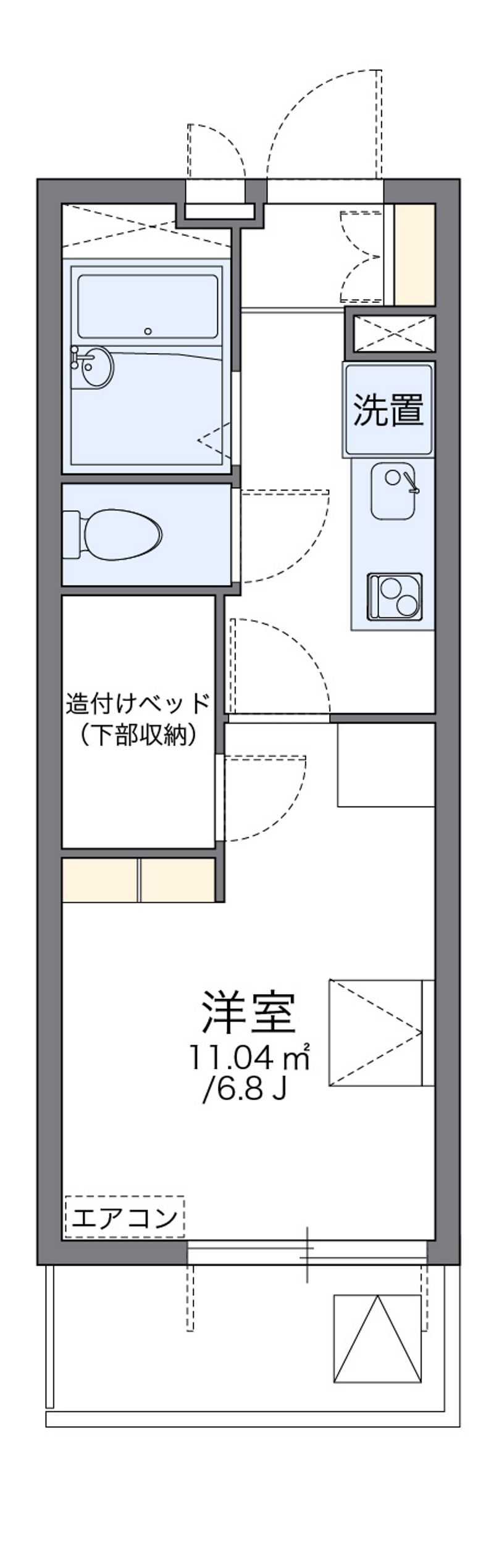 レオパレスＫＥＮⅡ 間取図
