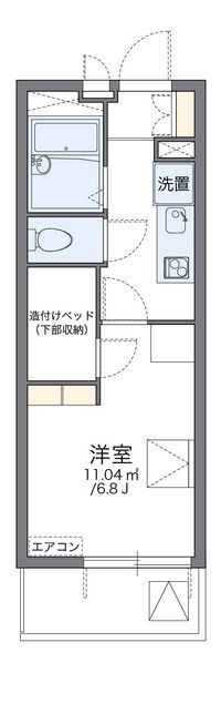 レオパレスＫＥＮⅡ 間取り図