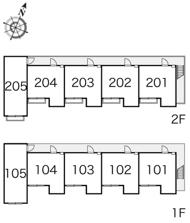 レオパレスはじめ 間取り配置図