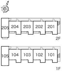 レオパレスはじめ 間取り配置図