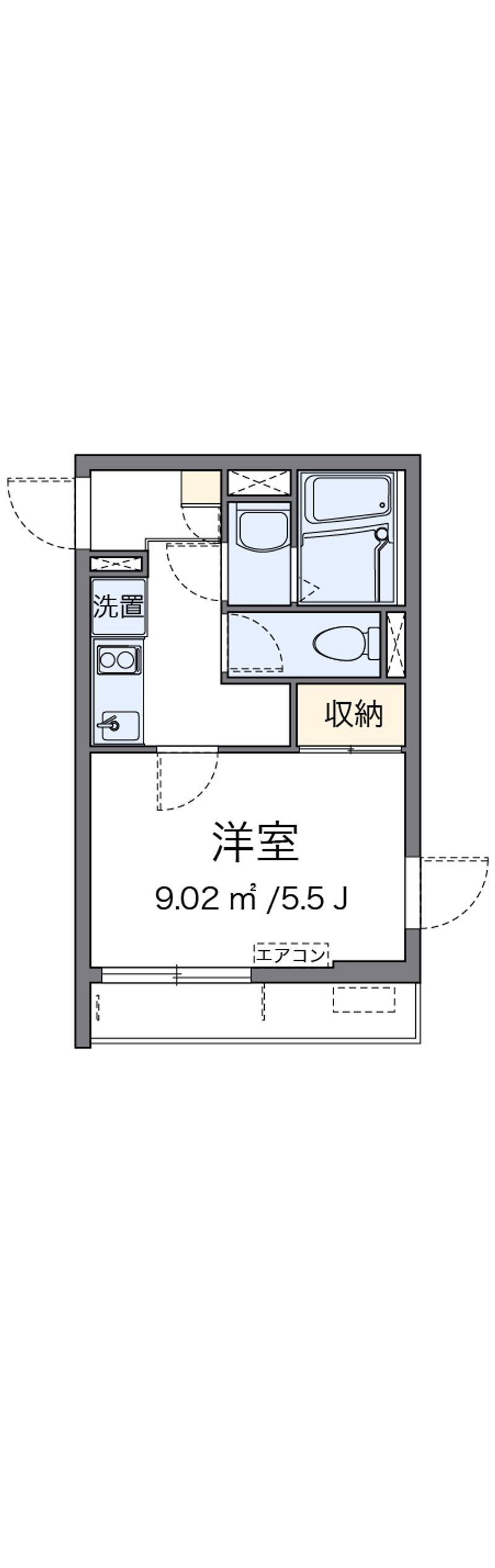 クレイノ笹塚南山 間取図