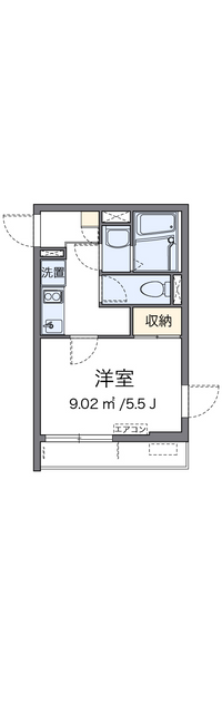 クレイノ笹塚南山 間取り図