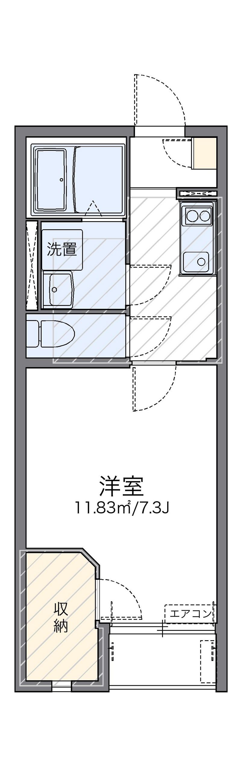 レオネクストモズ 間取図