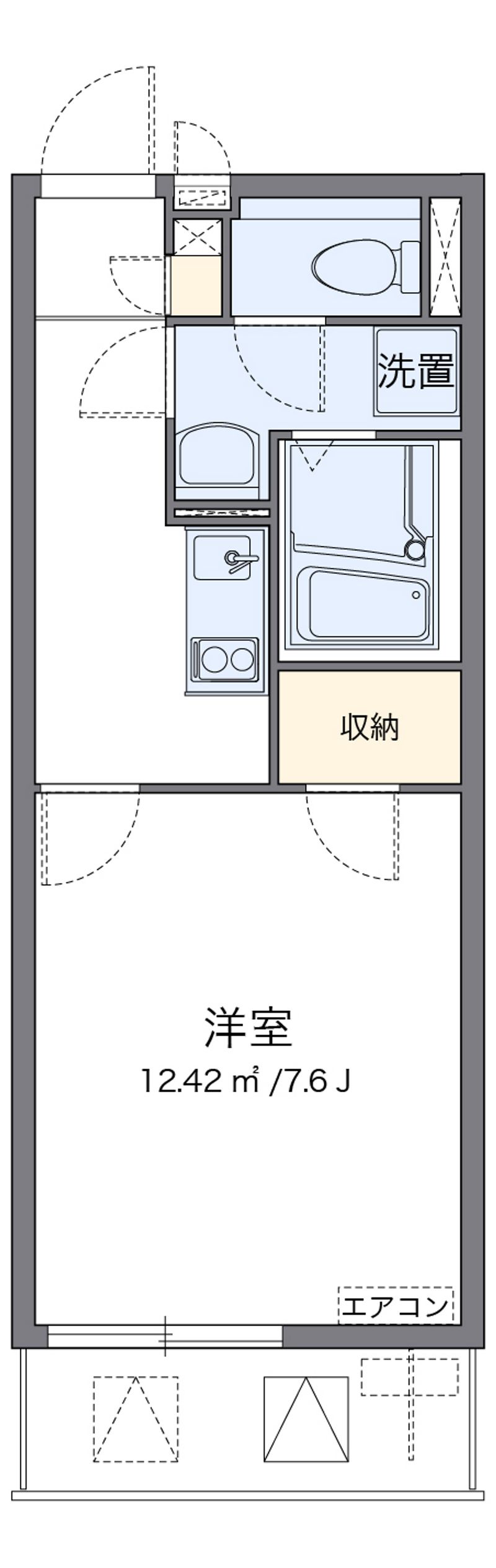 レオネクストカサ　フェリス 間取図