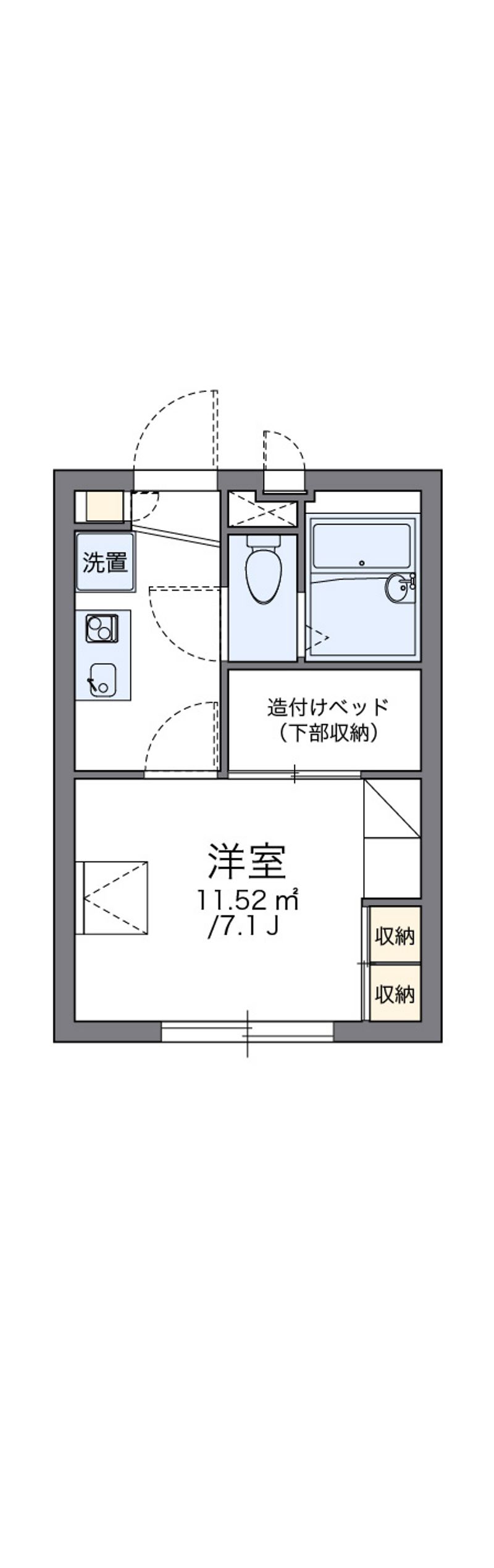 レオパレスメゾン　紗々 間取図