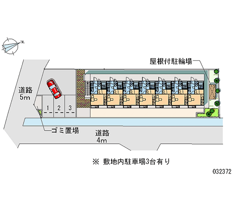 レオパレス創 月極駐車場