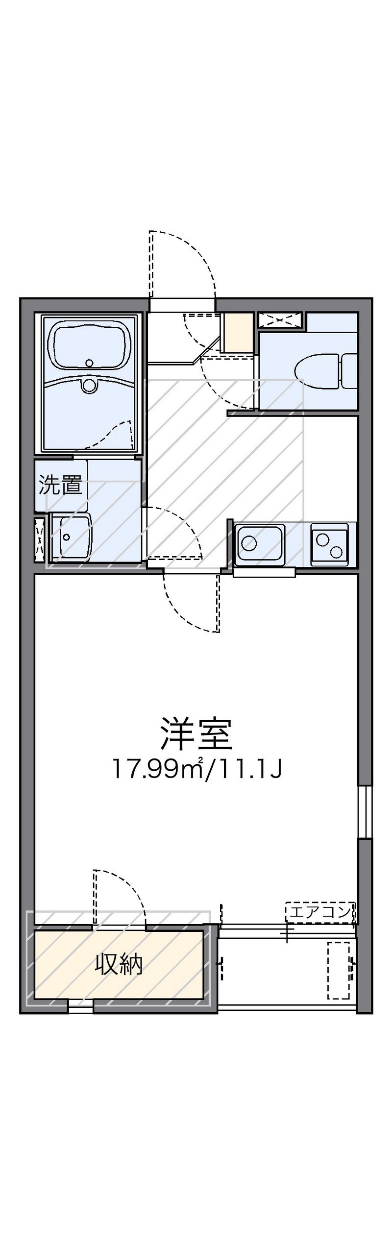 レオネクストハイツ西田 間取図