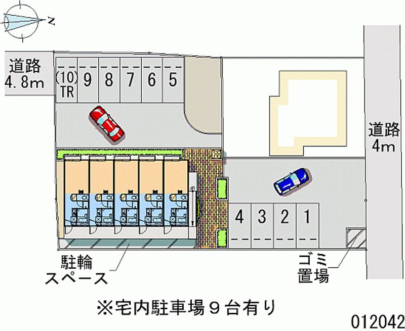 レオパレス春日 月極駐車場