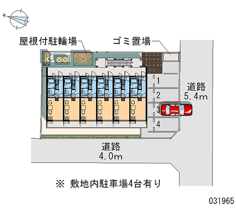 レオパレスプロパッサ大泉 月極駐車場