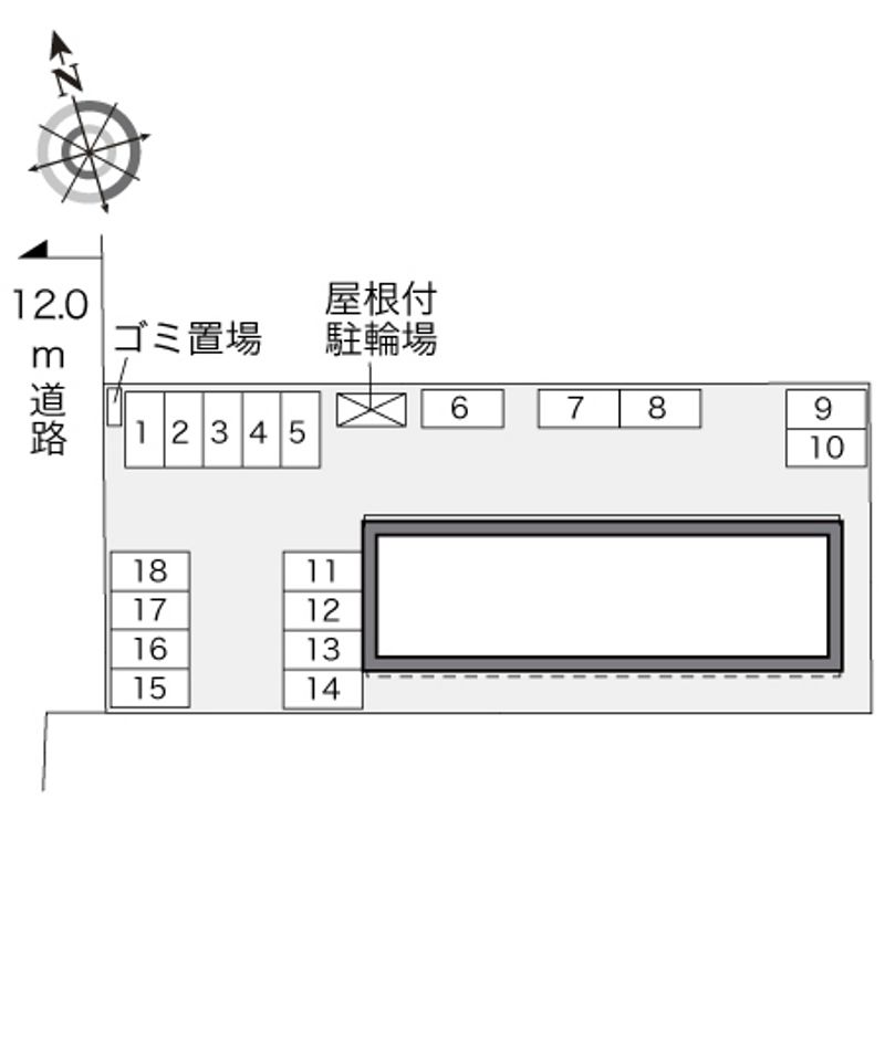 レオパレスタイラ 配置図