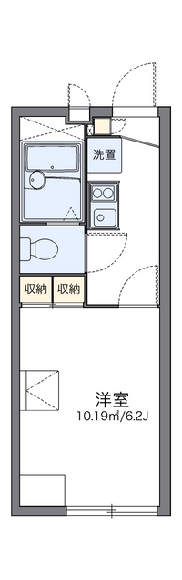 レオパレスハマヤ 間取り図