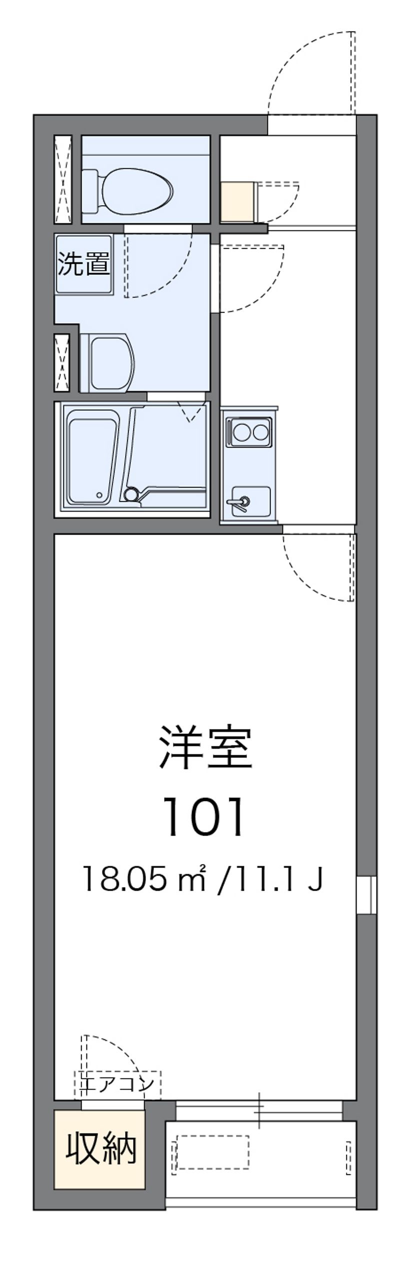 レオネクストカサデエスペランサ 間取図