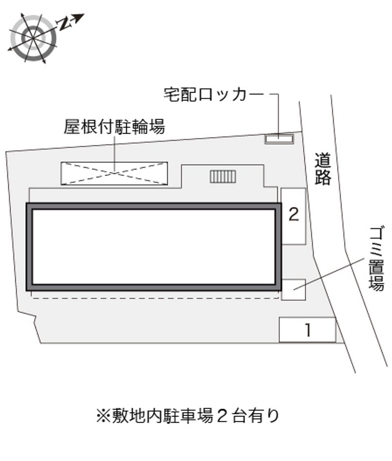 レオパレスノーブルコート久地 配置図