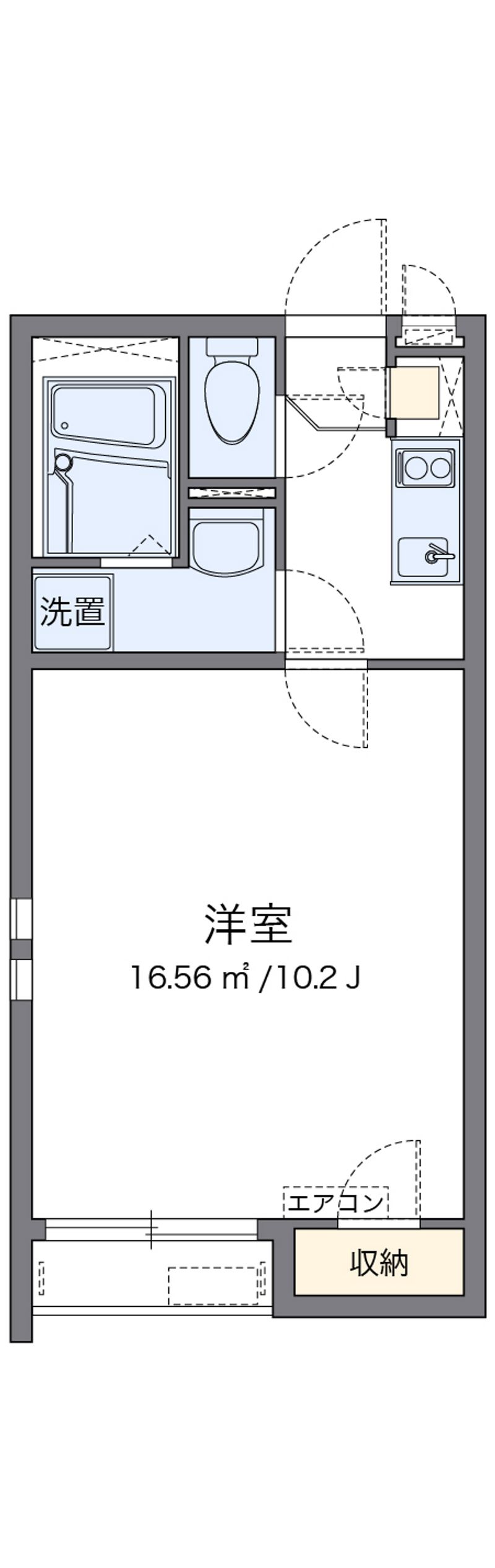 クレイノエストカーサ 間取図