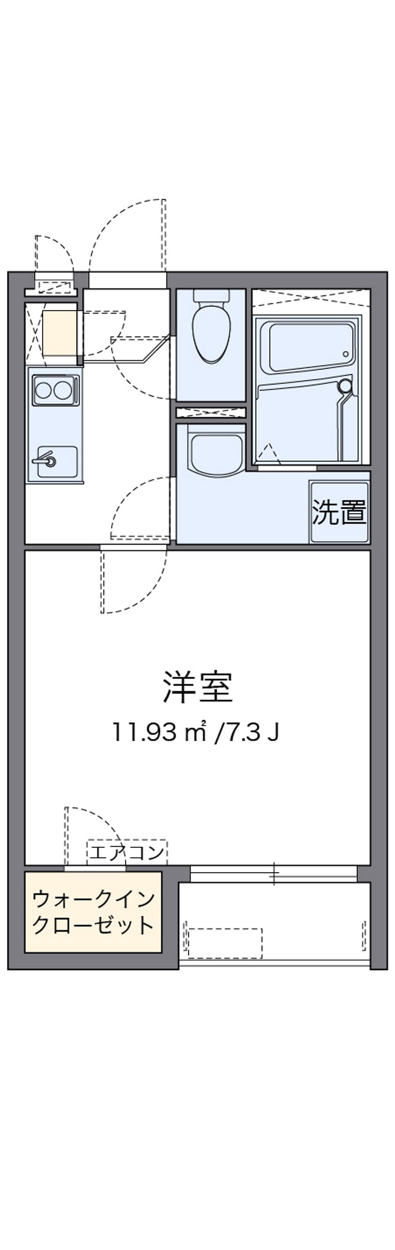 クレイノ沖 間取図
