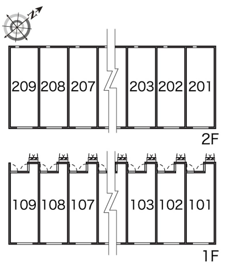 レオネクストＹＵＫＡ２ 間取配置図