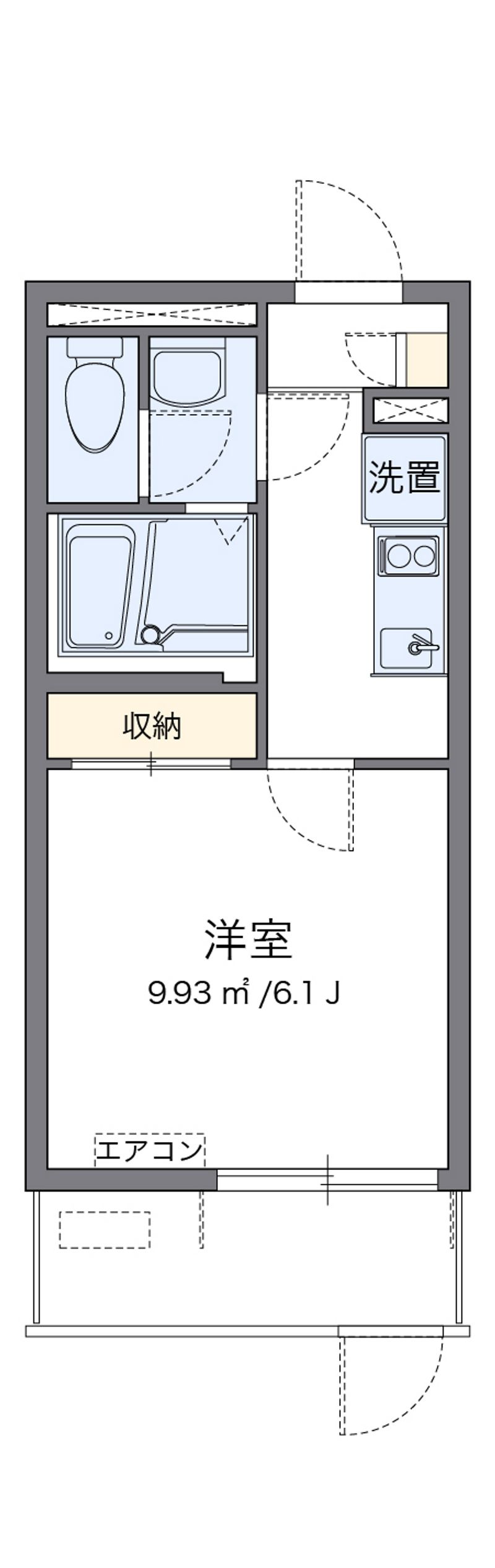 レオネクストコージーハウス赤坂 間取図