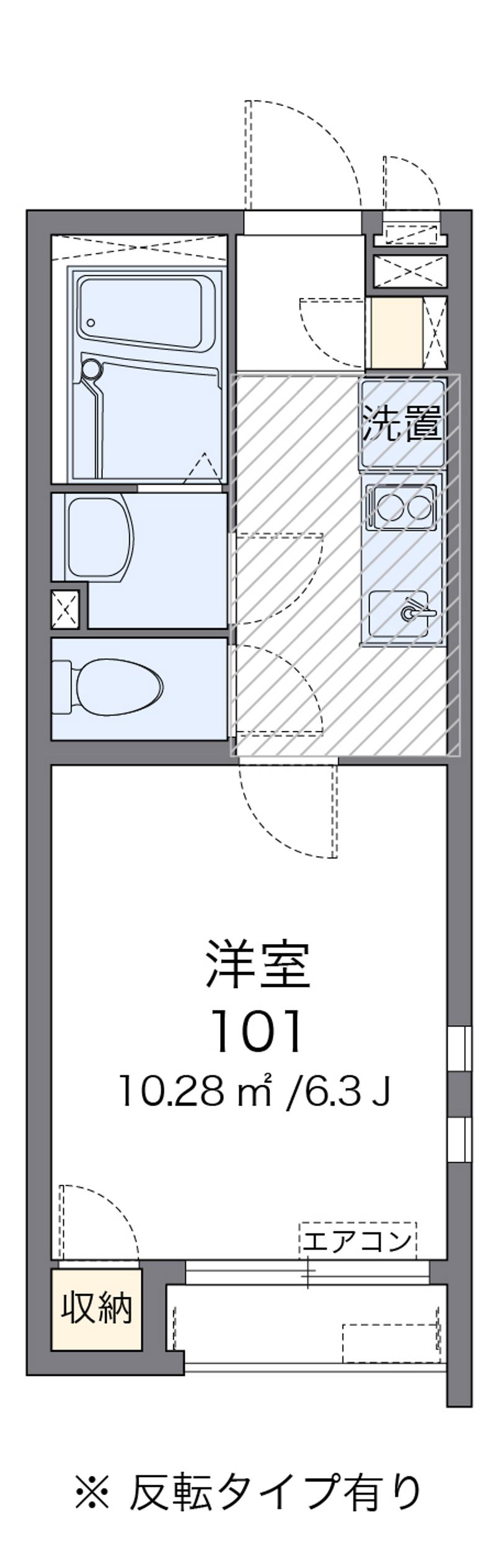 クレイノ湘南辻堂 間取図