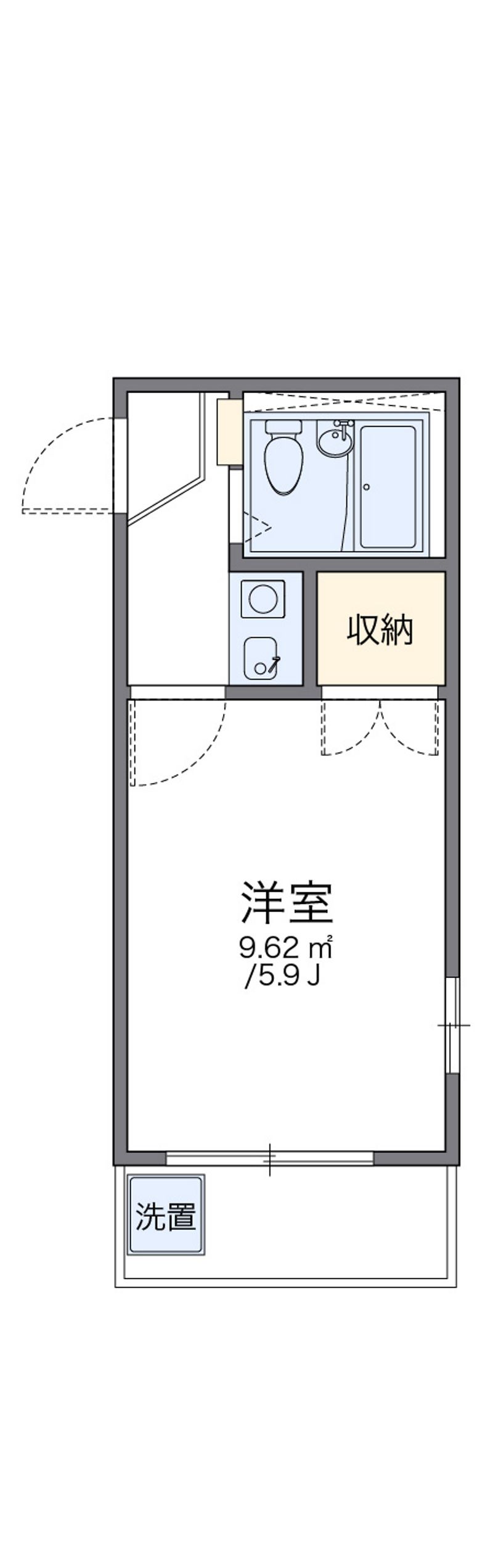 leopalace Oji Kouen 户型图