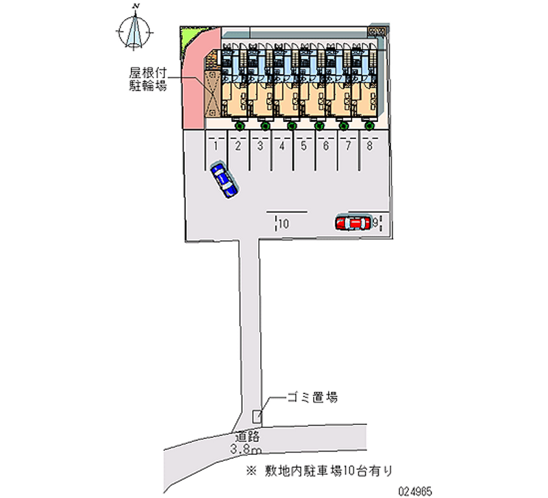 24965 bãi đậu xe hàng tháng