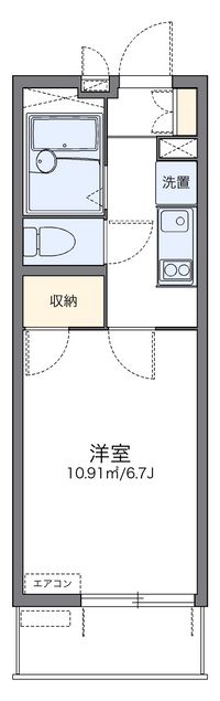 レオパレス蒔田 間取り図
