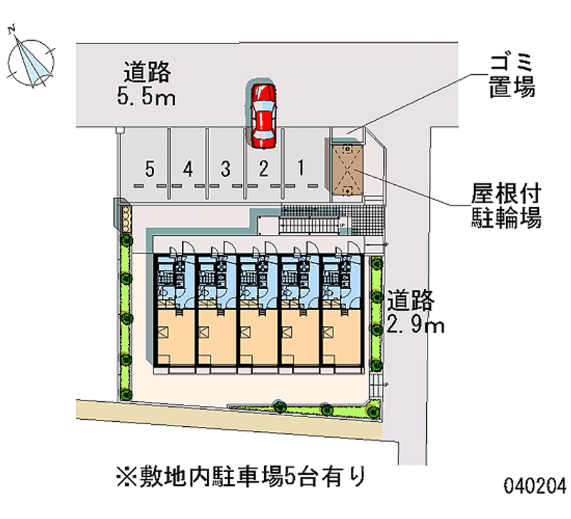 レオパレス加美 月極駐車場