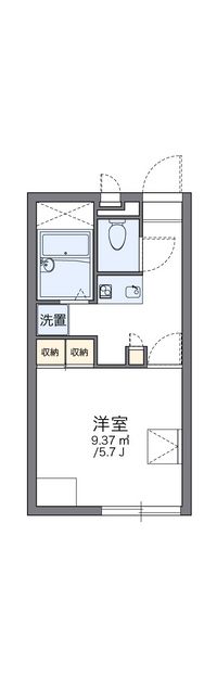 レオパレスアーバンアメニティー 間取り図