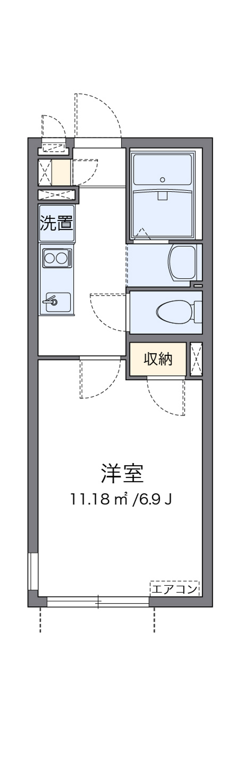 クレイノプチフルール 間取り