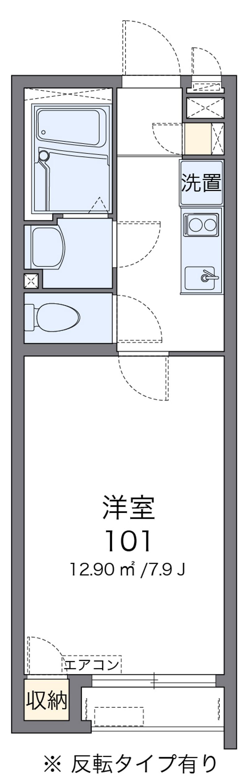 クレイノＣＲＥＡ 間取図