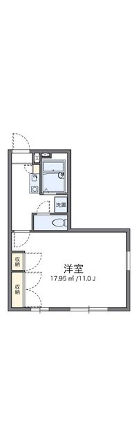 レオパレス藤の木台 間取り図