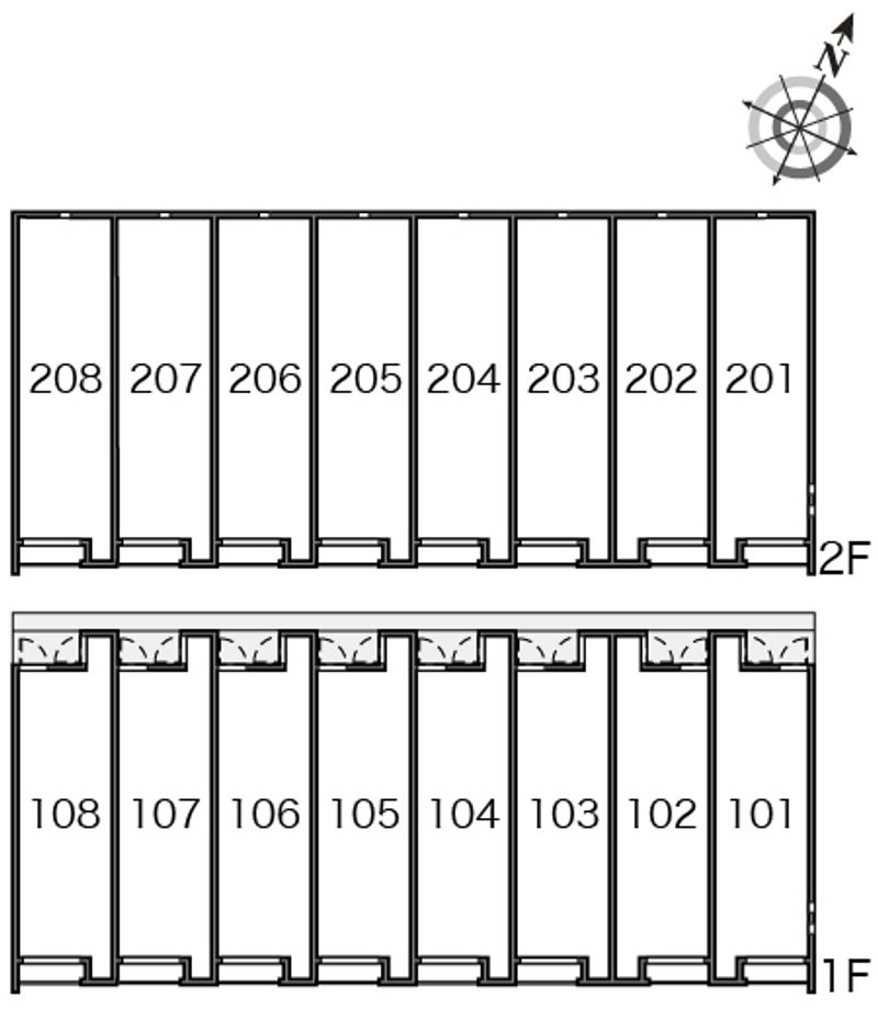 クレイノラベンダー 間取り配置図