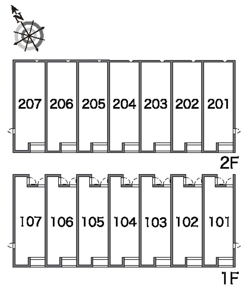 レオネクスト加紋 間取配置図