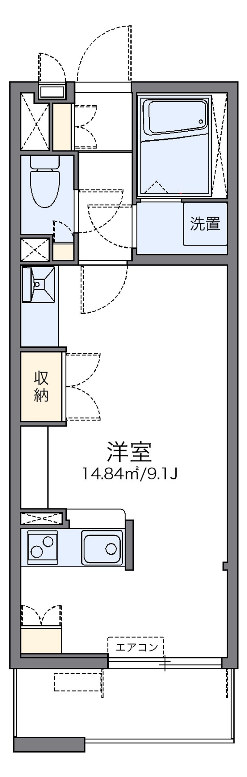 レオネクスト舞浜Ⅱ 間取図
