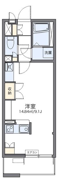レオネクスト舞浜Ⅱ 間取図