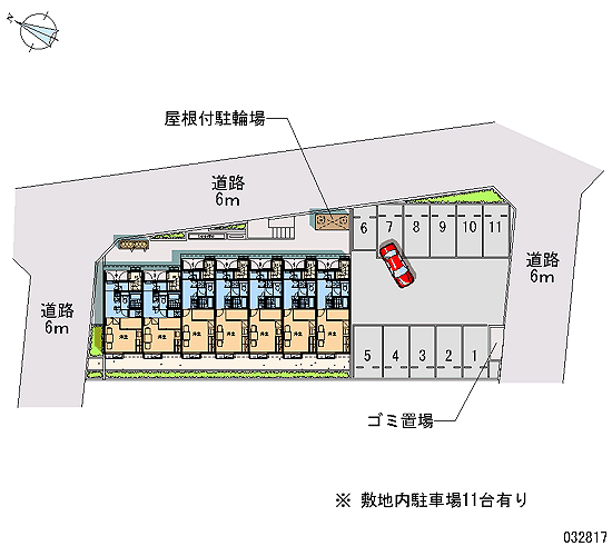 レオパレス21】レオパレスセピアコート（月極駐車場）