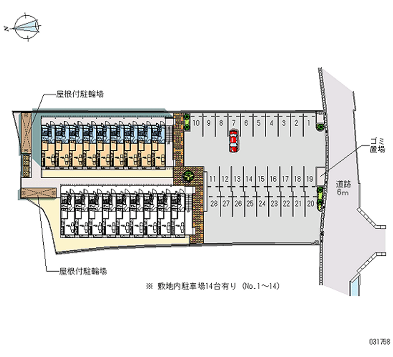 31758 Monthly parking lot