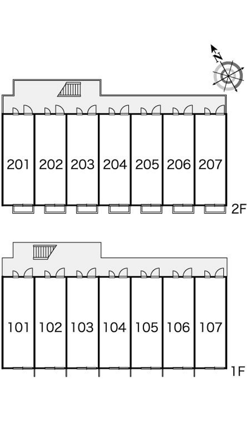 レオパレスＩｎｆｉｎｉｔｙ 間取り配置図