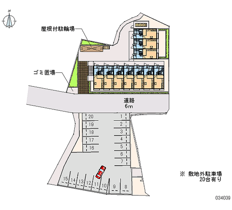 レオパレスＨＩＲＯ打田 月極駐車場