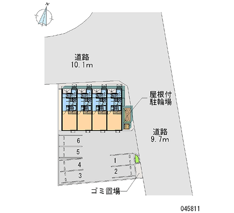 レオネクストサンリット双葉 月極駐車場