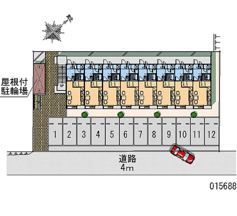 15688 bãi đậu xe hàng tháng