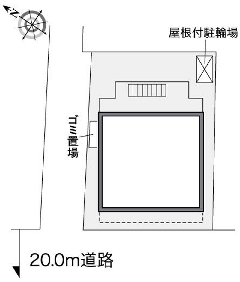 レオパレスＭＡＮＡＢＥ 配置図