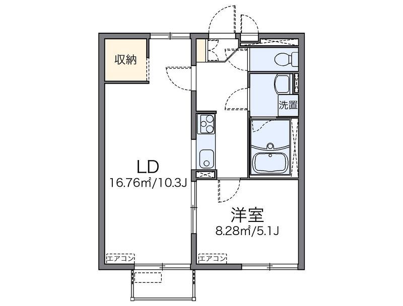 レオネクストＯＨＡＮＡ 間取図