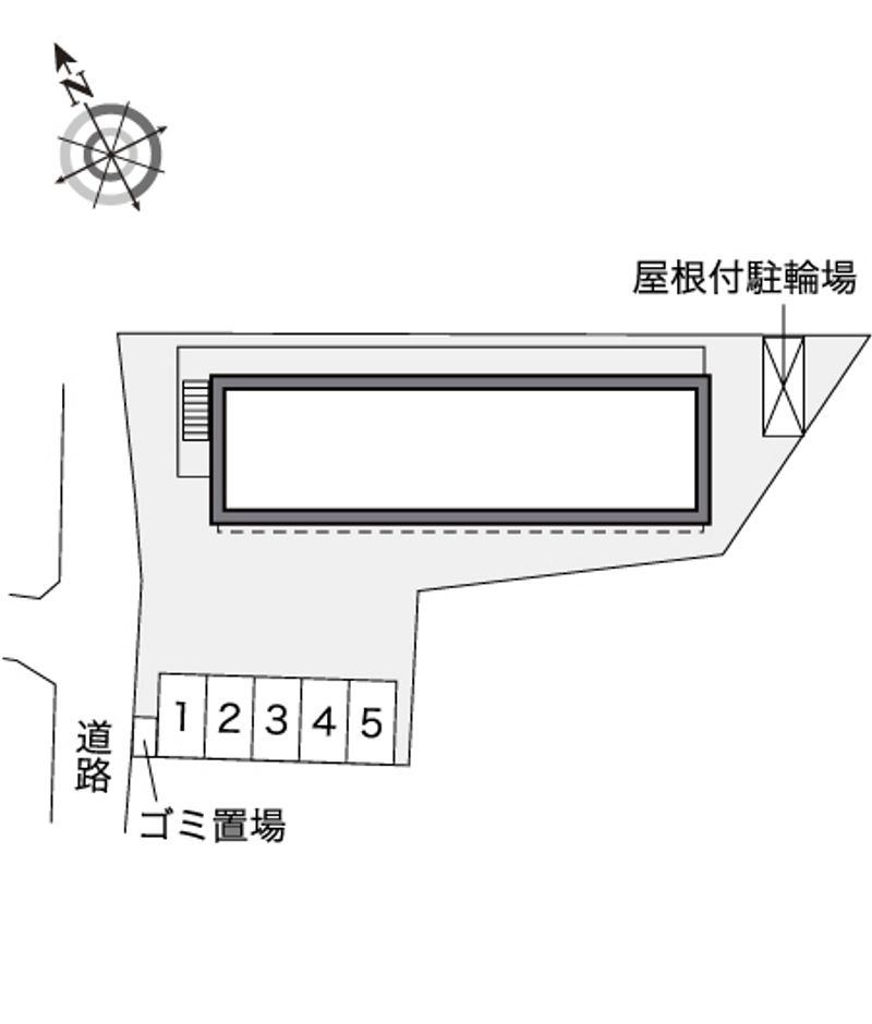 レオパレスアンダンティーノ 配置図