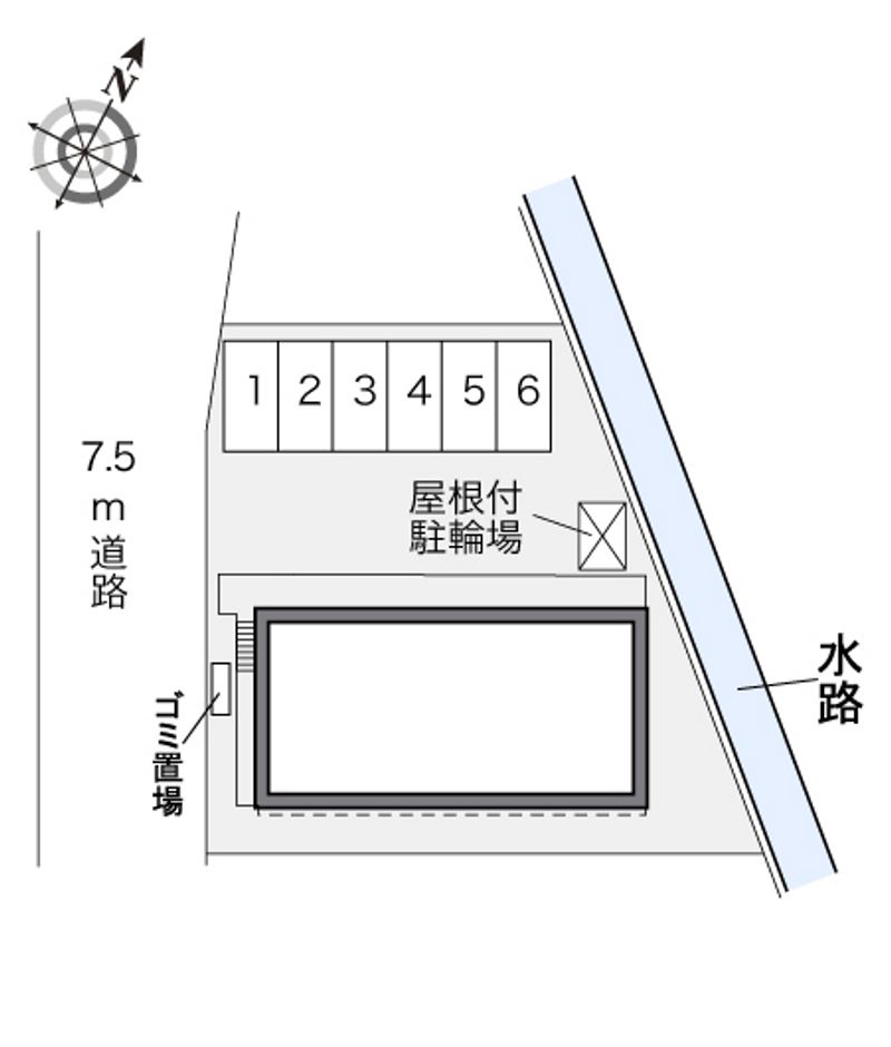 レオパレス片岸 配置図