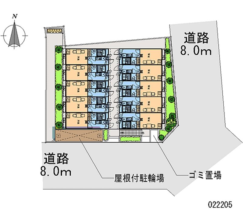 レオパレスｏｆ　ｃｈｒｉｓ 区画図