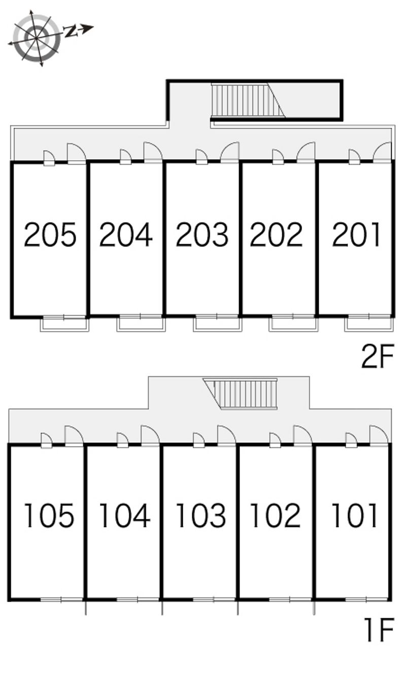 レオパレスカサブランカ 間取配置図