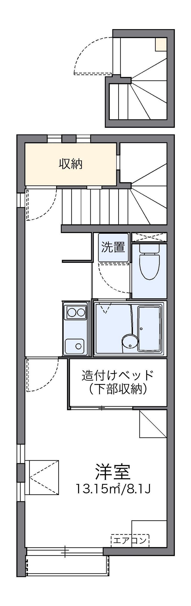 レオネクストサーフサイド海誠 間取図