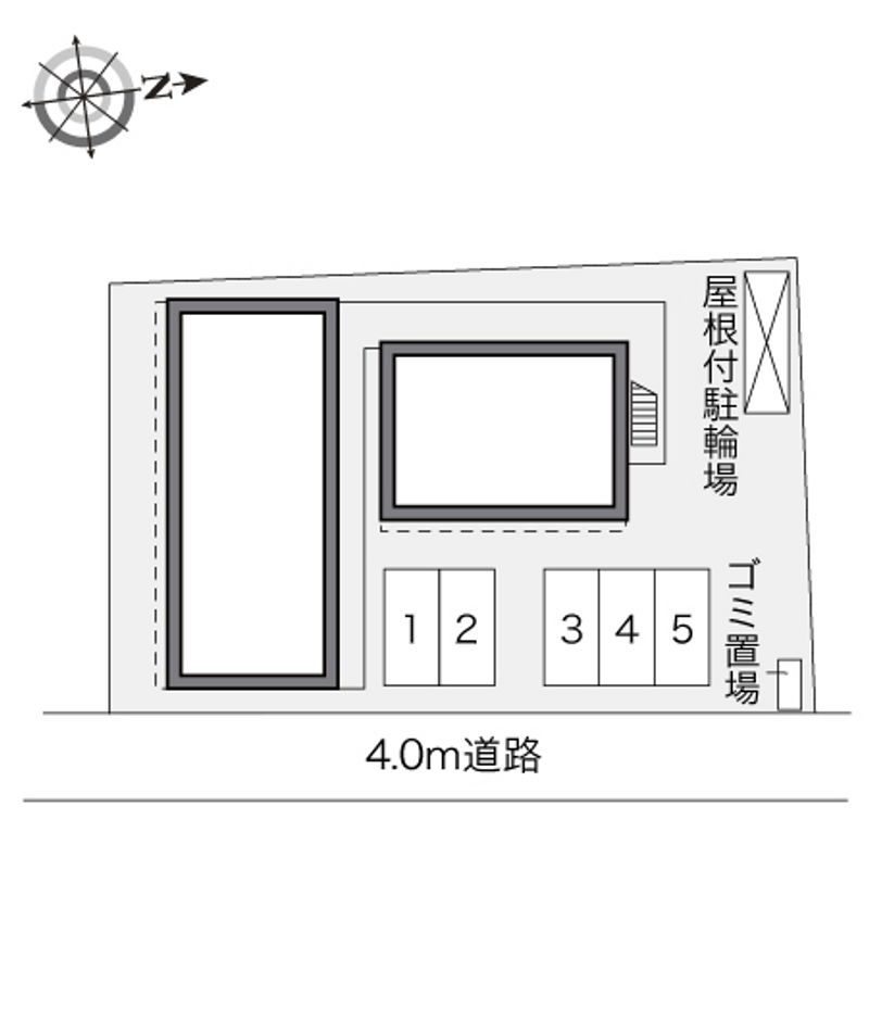 レオパレスプレミール 駐車場