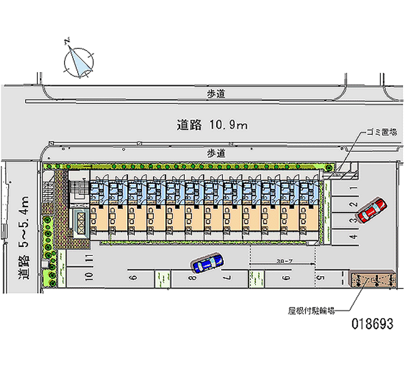 18693 Monthly parking lot